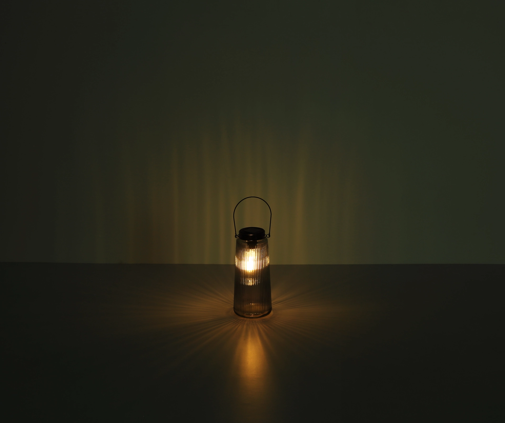 SOLARLEUCHTE METALL SCHWARZ MATT, 2XLED