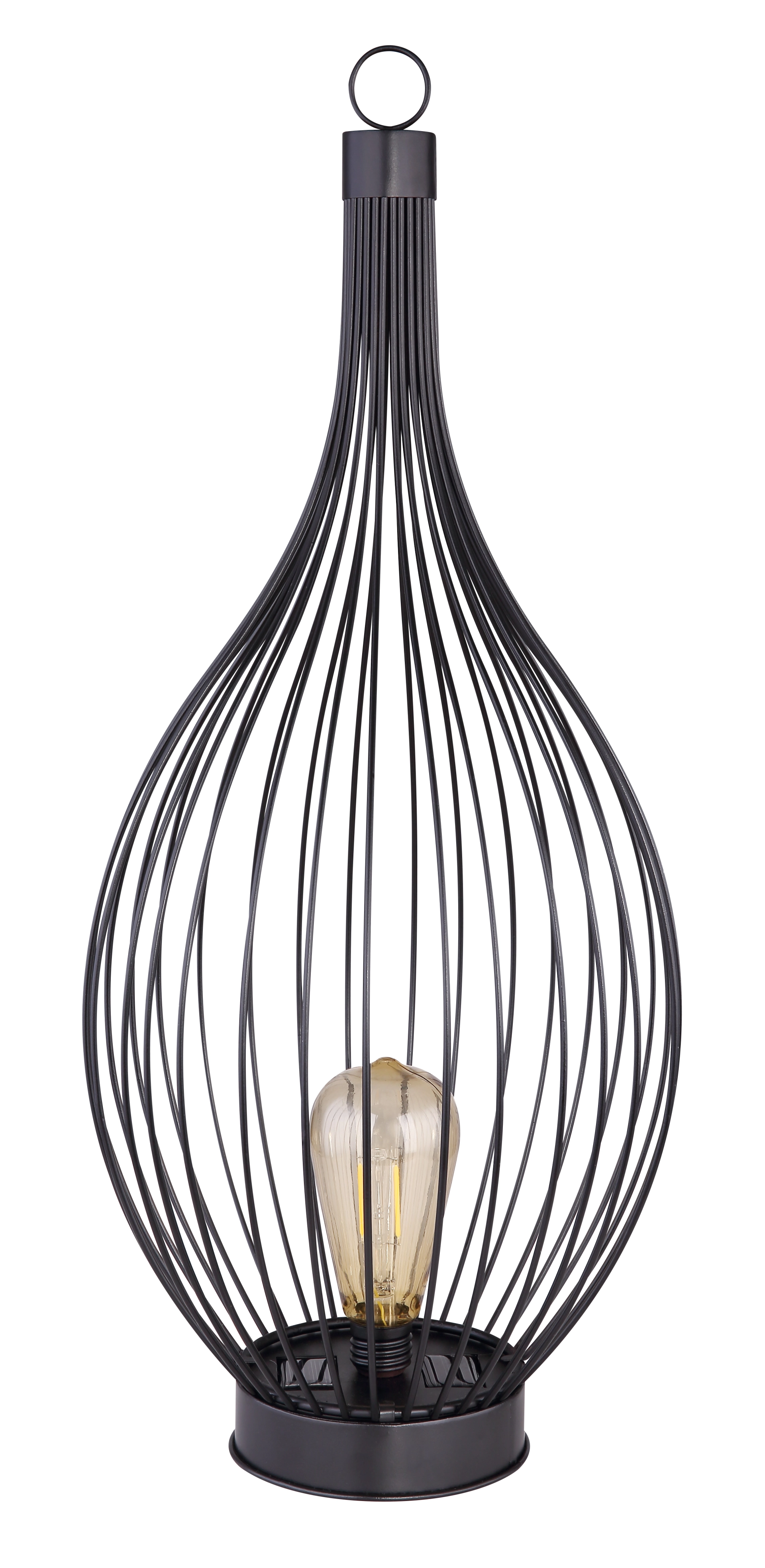 SOLARLEUCHTE METALL SCHWARZ, 1XLED