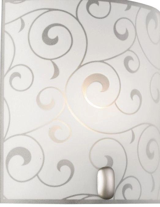 Glas Satiniert Ornament ca 20x22cm