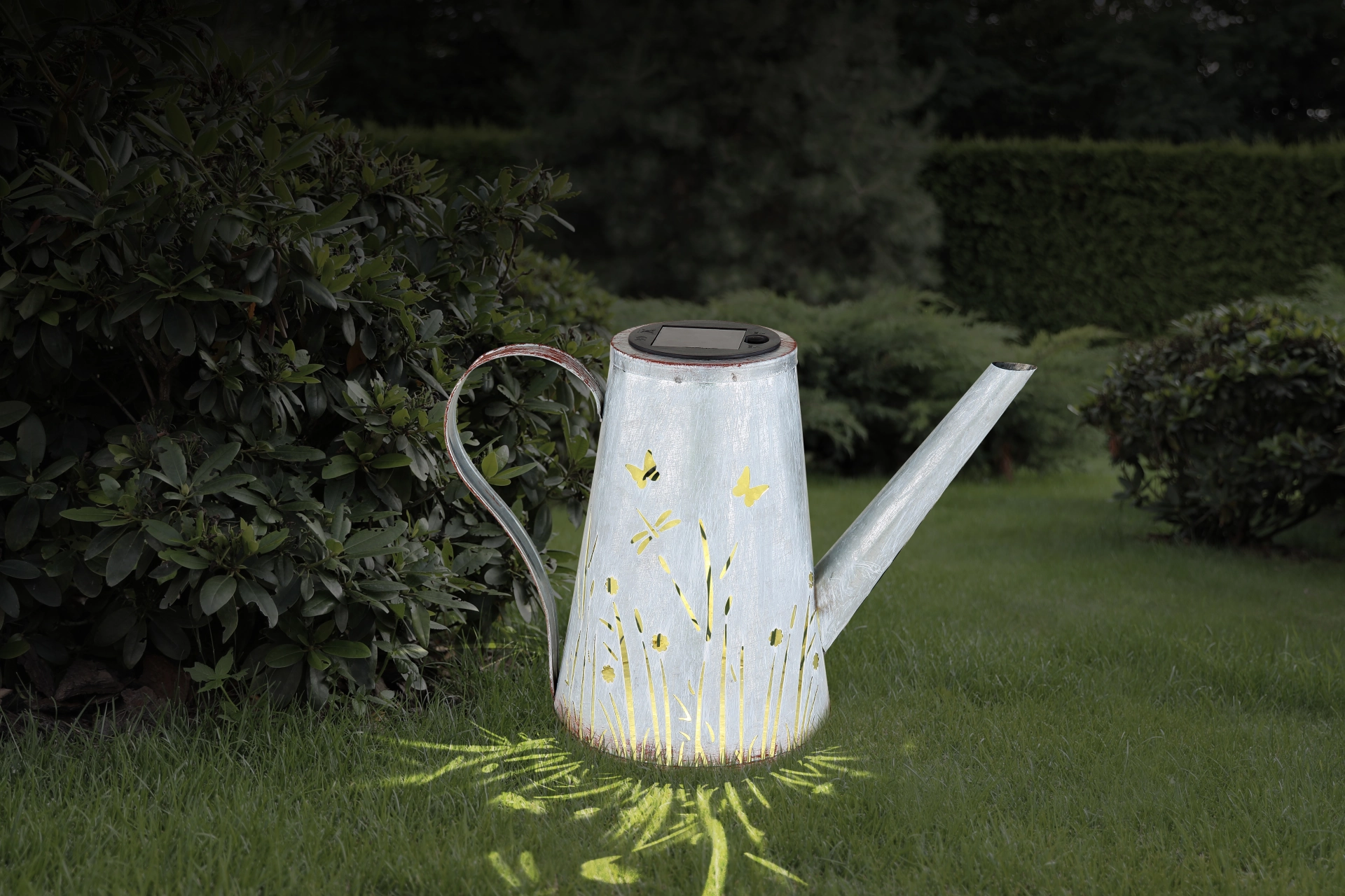 SOLARLEUCHTE METALL BLAU, 1XLED