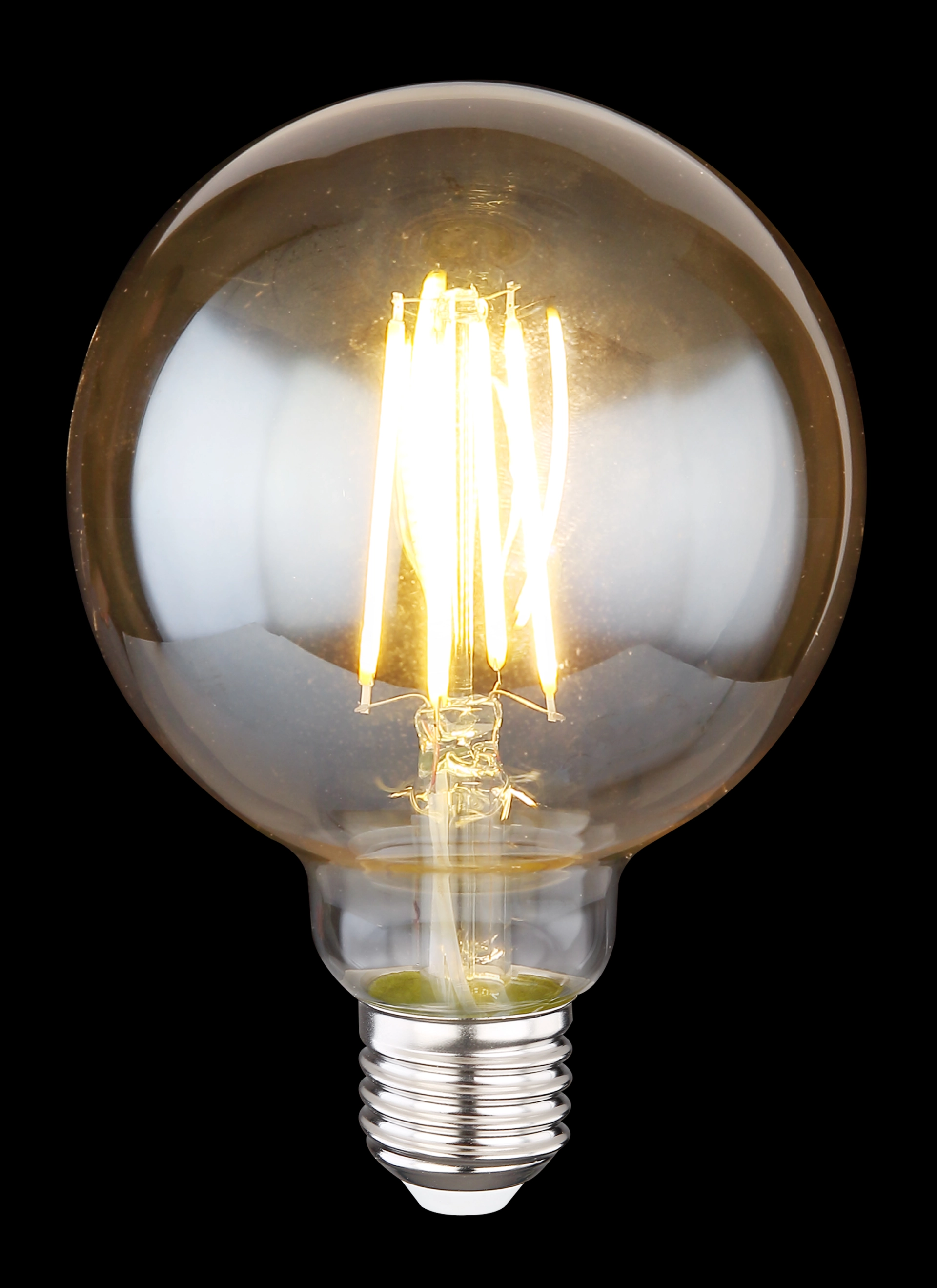 LED LEUCHTMITTEL GLAS AMBER, 1XE27 LED