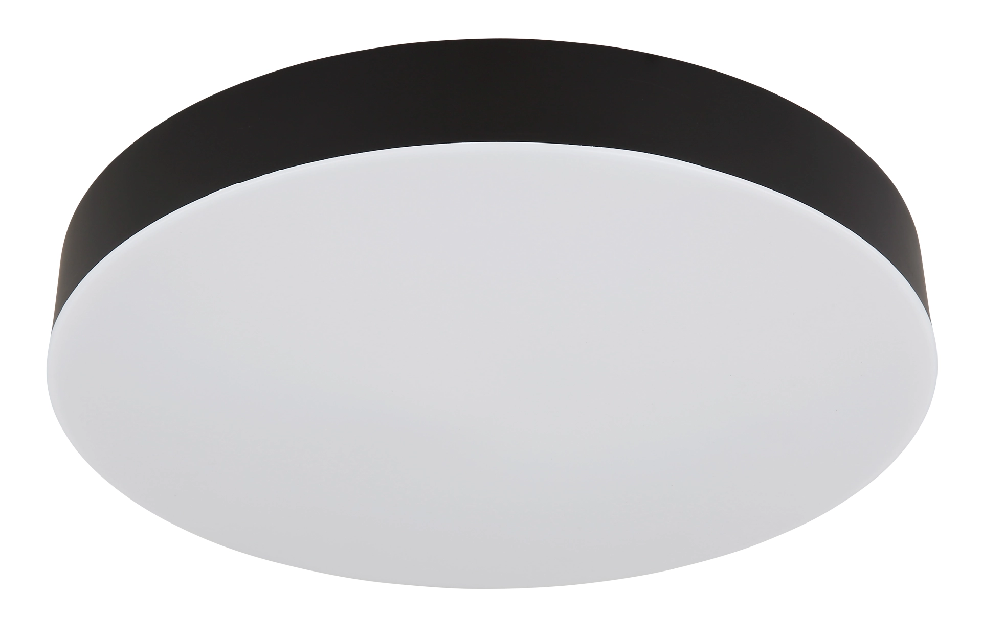 ceiling light plastic black matt, LED - 12384-24