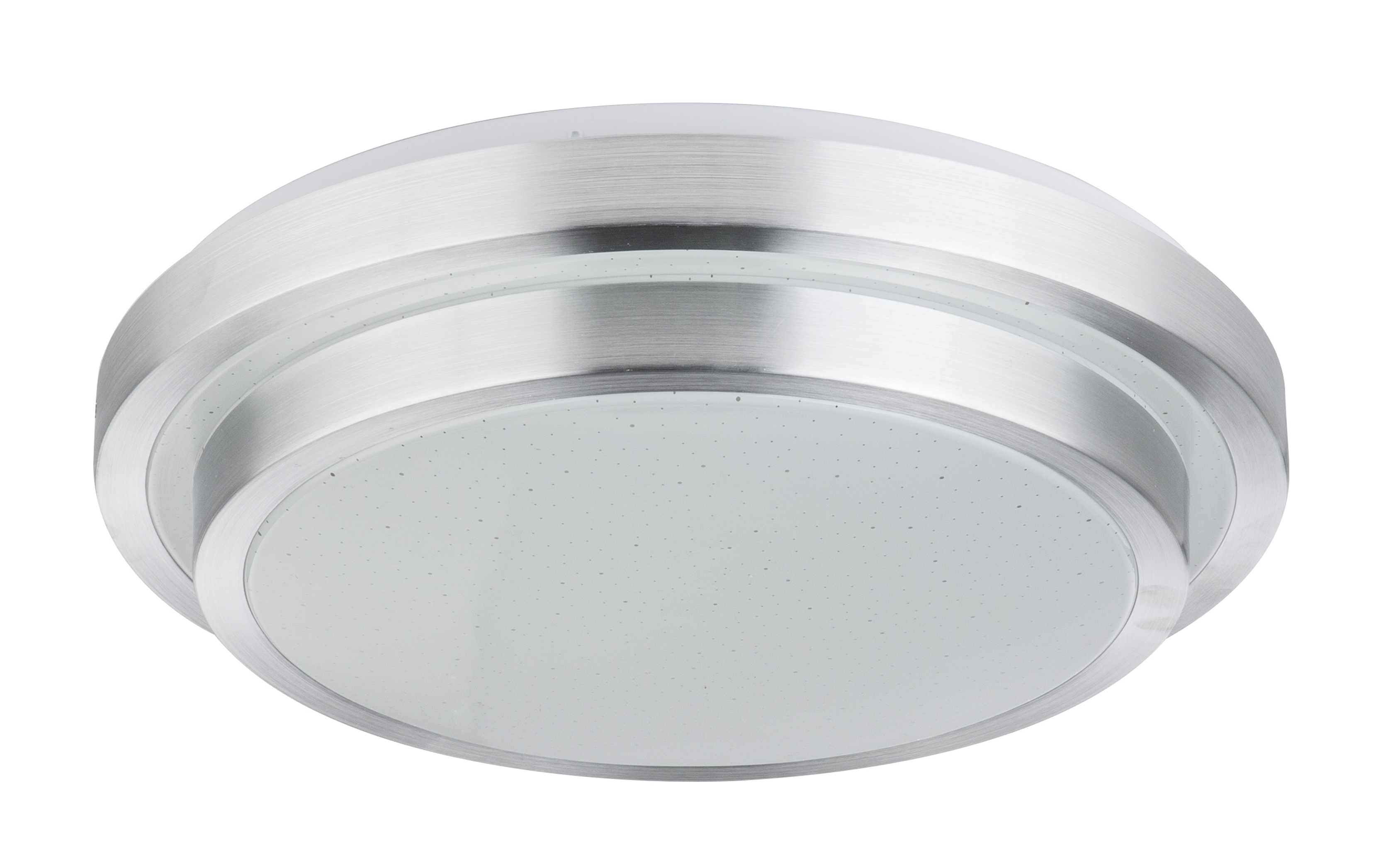 Deckenleuchte - Metall weiß - Acryl opal sparkle - 41738-24RGB