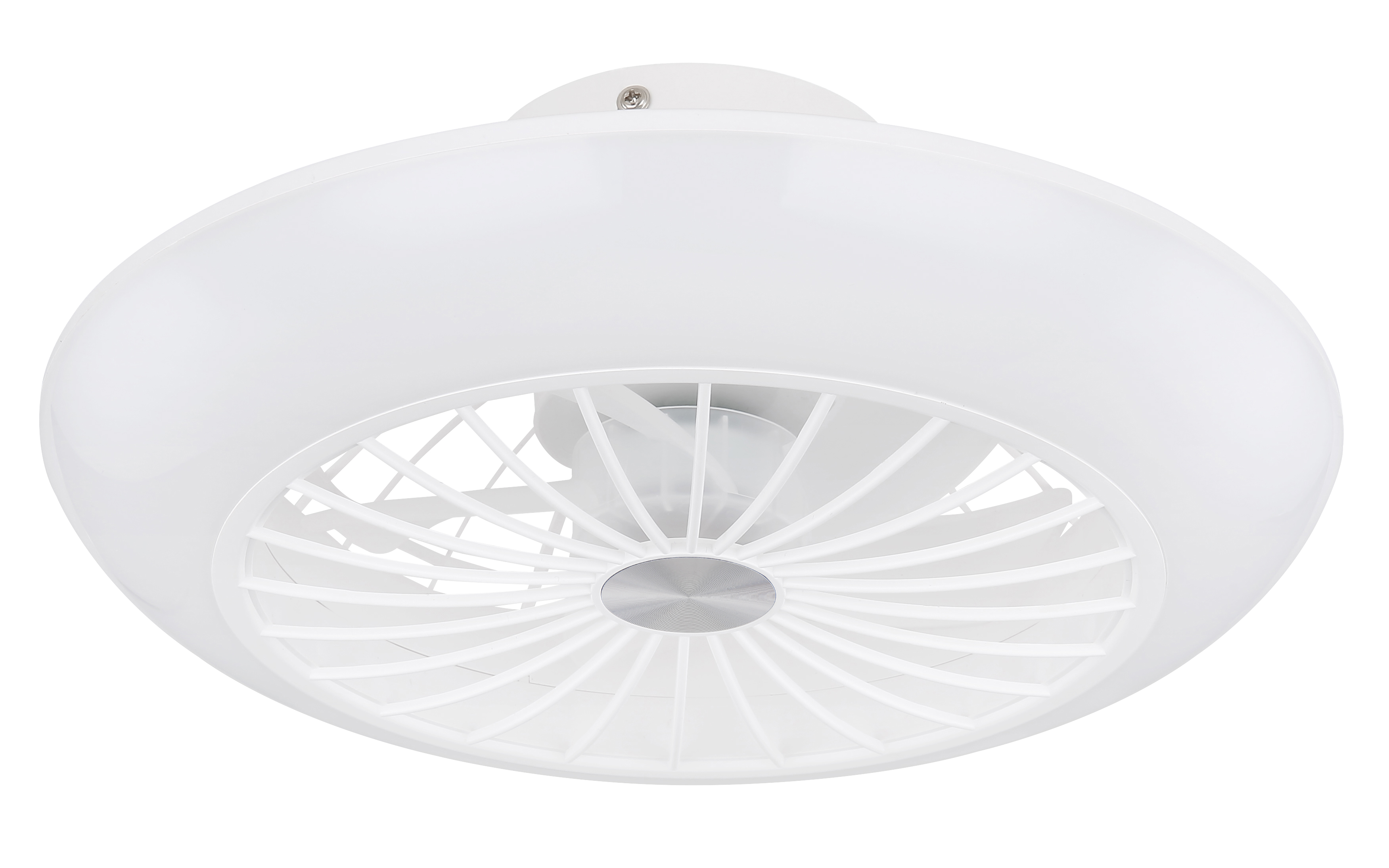 ceiling fan metal white, LED - 03632W