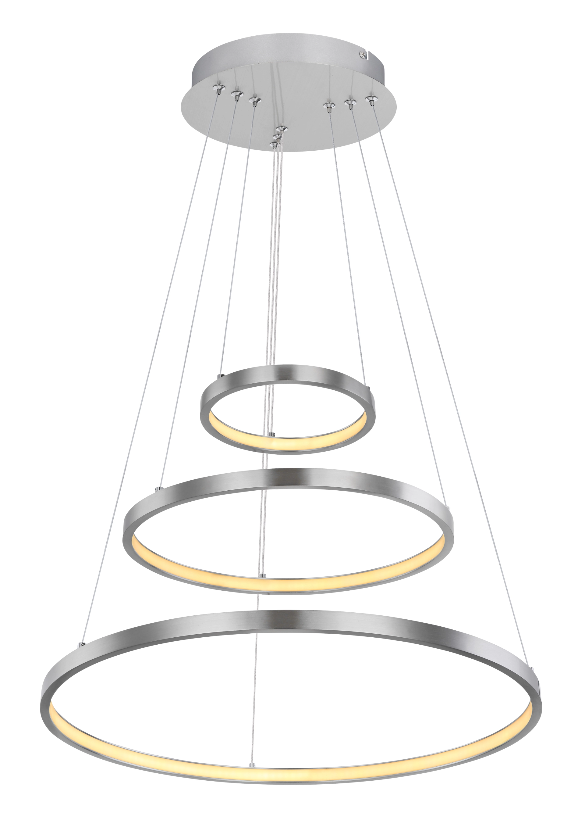 Hängeleuchte - Metall Nickel matt - Metall Nickel matt - 67192-57 