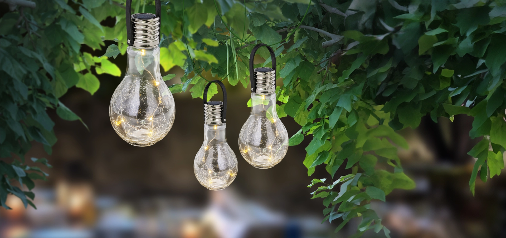 Solarleuchte - Edelstahl - Glas klar | Globo Lighting | Leuchten